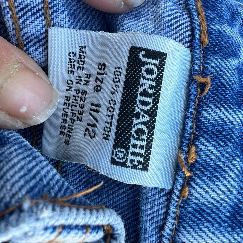 Vintage Jordache Jeans 11/12 High Waist Mom Jeans Cotton Classic 90s Denim 8-10s - Picture 13 of 15